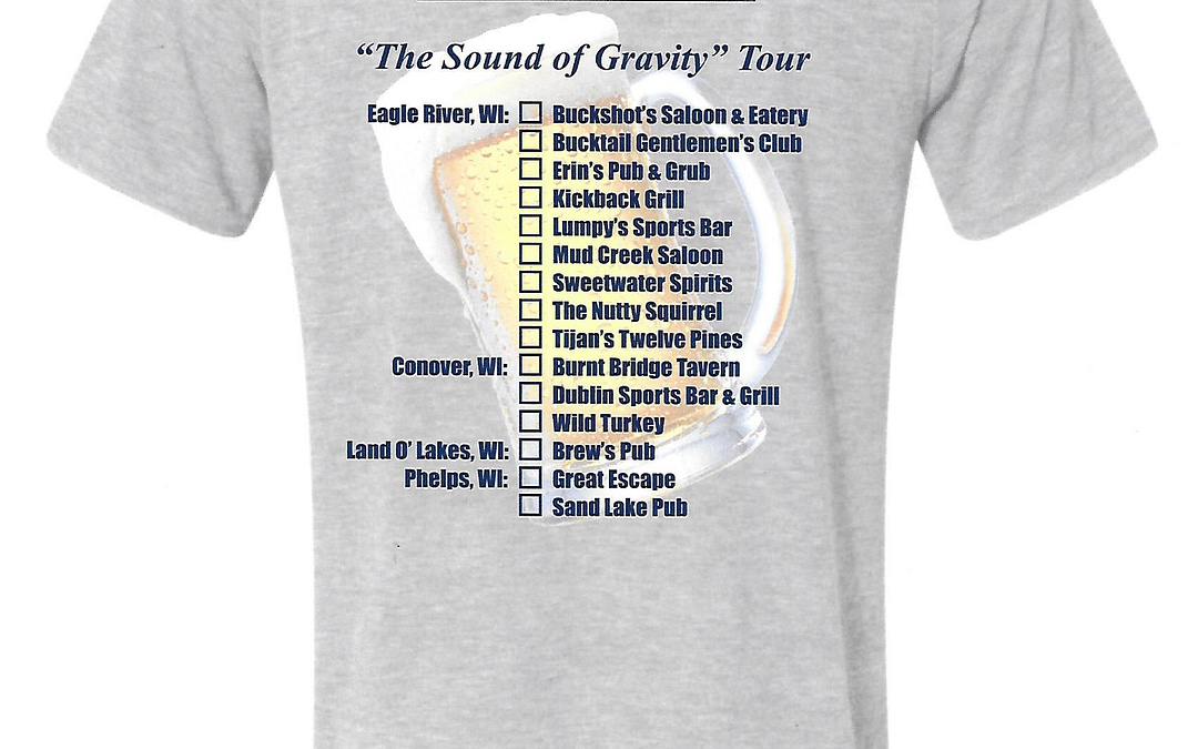 “The Sound of Gravity” Tour T-Shirts Now Available